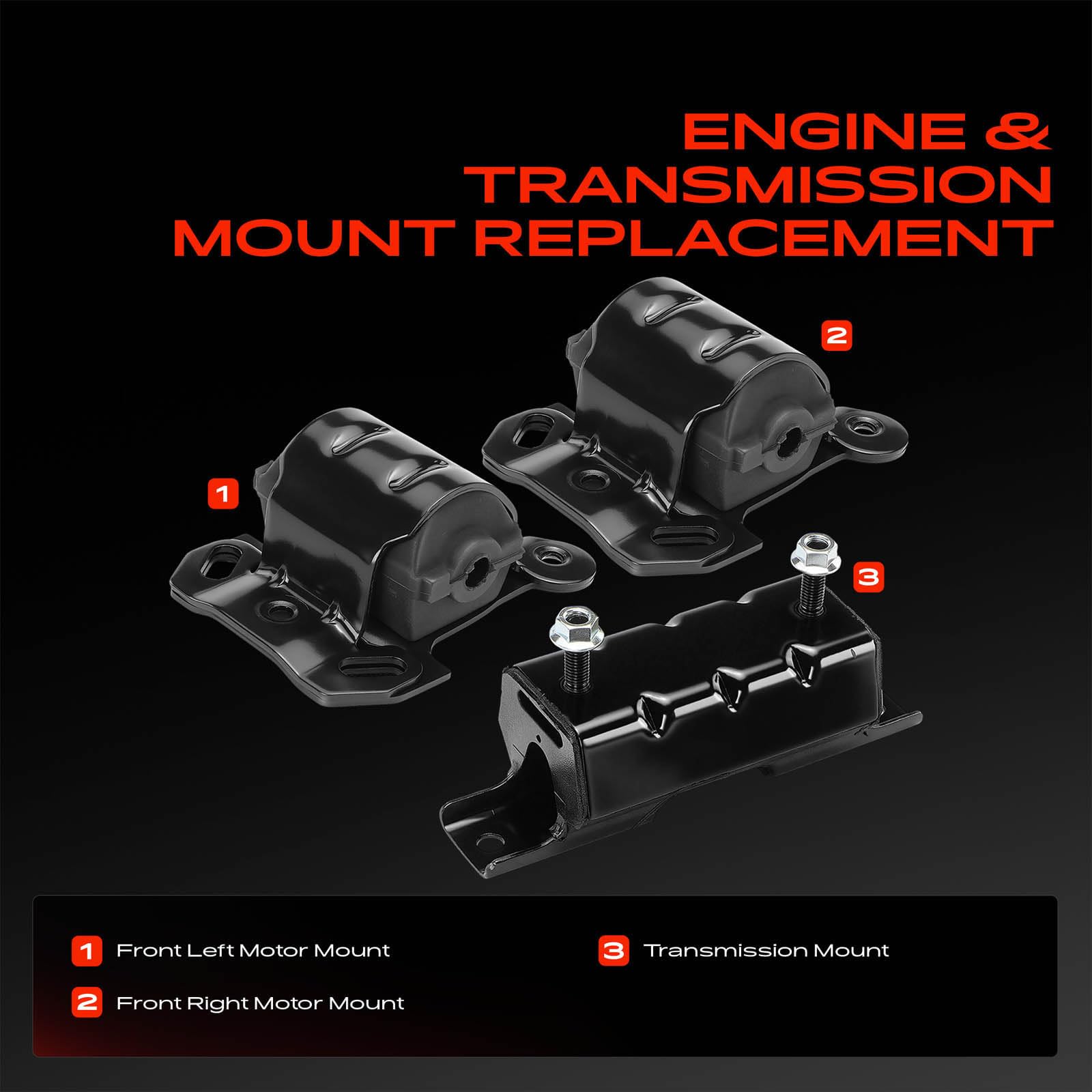 Amazon.com: A-Premium Engine Motor Mount and Transmission Mount